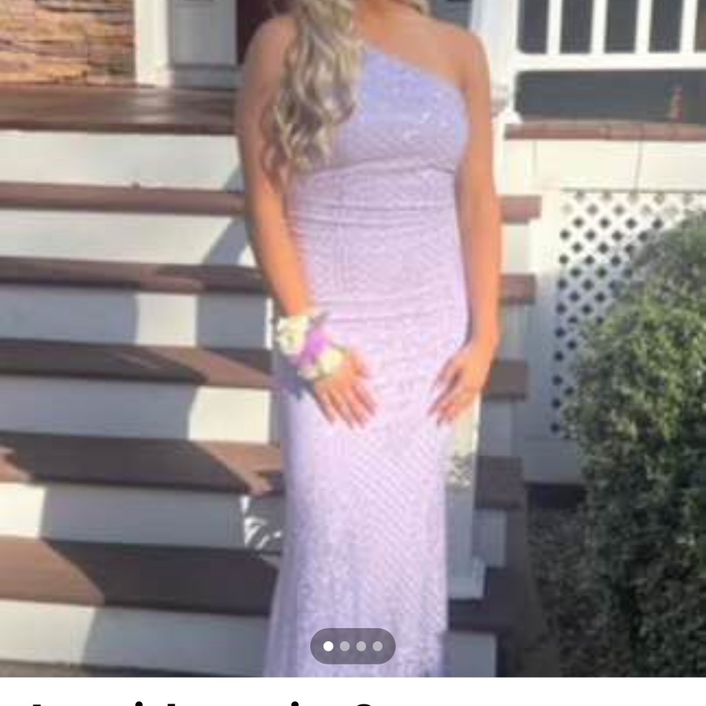 JOVANI DRESS SIZE 2 LAVENDER LIGHT PURPLE